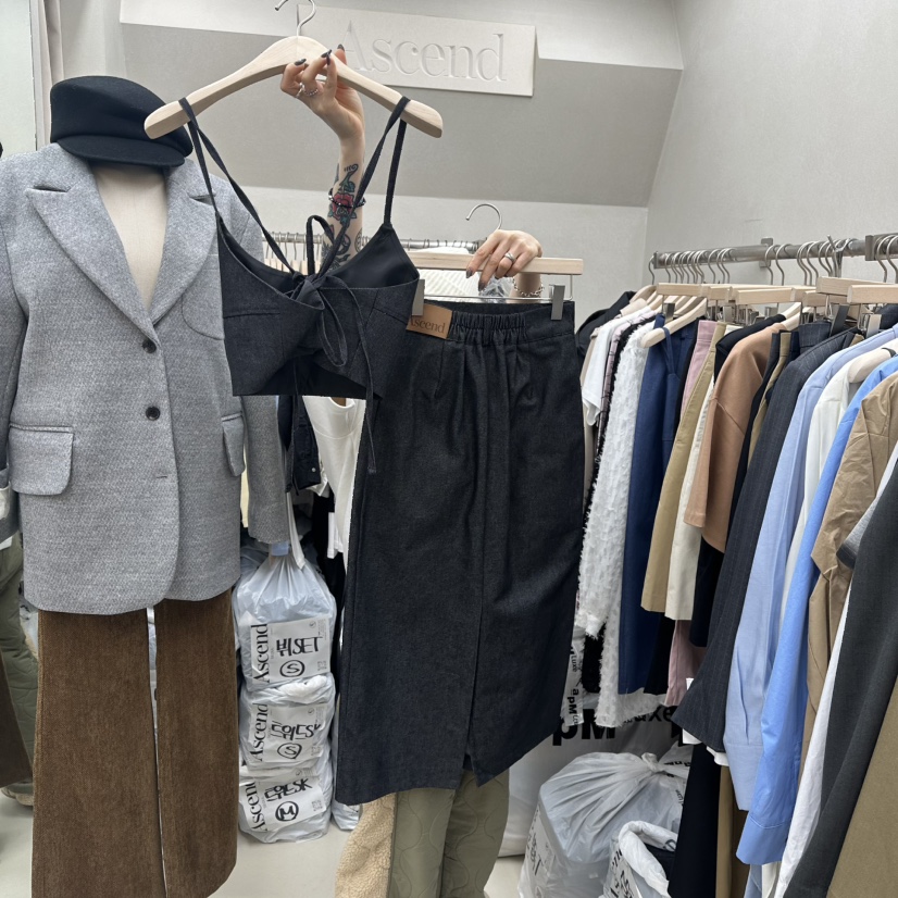ASCEND東大門代購女裝新款人氣真品休閑熱賣時尚職業推薦套裝ASCEND套裝