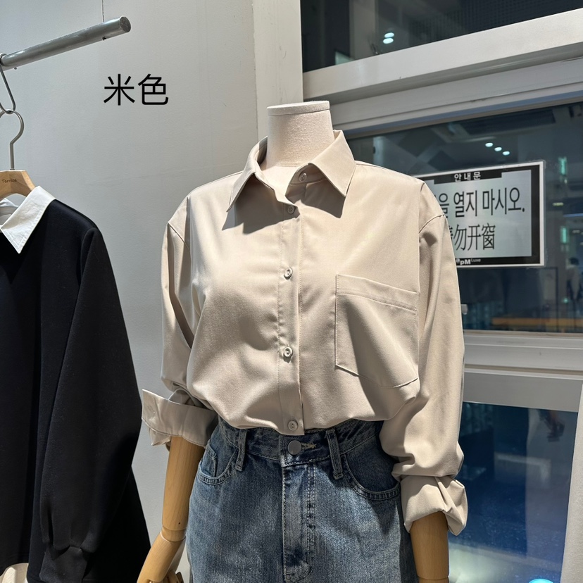 TERRACE東大門代購女士新款休閑職業25春夏真品推薦襯衫蕾絲衫TERRACE襯衫/蕾絲衫圖色3