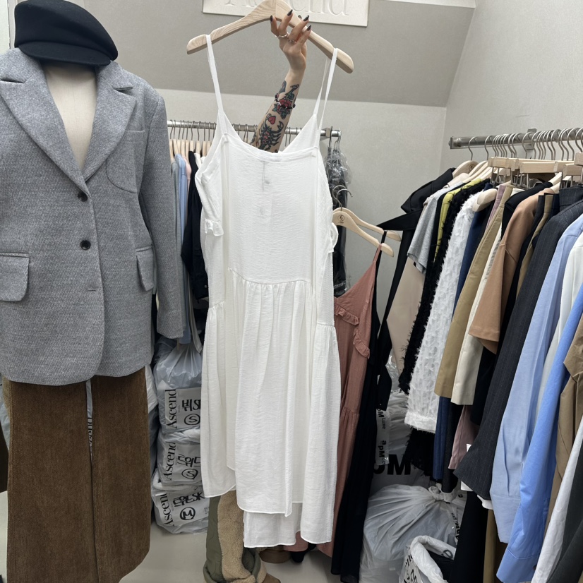 ASCEND韓國代購女士新品時尚推薦25春夏休閑熱賣職業連衣裙ASCEND連衣裙