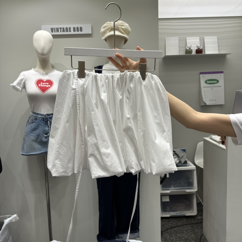 VINTAGE 888東大門直郵女士新品真品人氣職業25春夏時尚短裙VINTAGE888/TRIPLE EIGHT短裙