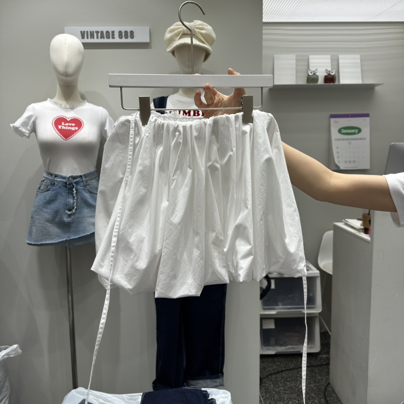 VINTAGE 888東大門直郵女士新品真品人氣職業25春夏時尚短裙VINTAGE888/TRIPLE EIGHT短裙圖色1