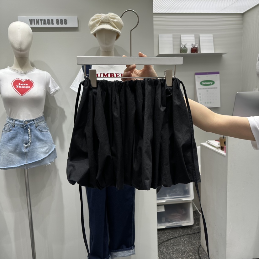 VINTAGE 888東大門直郵女士新品真品人氣職業25春夏時尚短裙VINTAGE888/TRIPLE EIGHT短裙圖色2