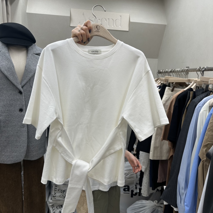 ASCEND東大門直郵女士新品人氣休閑時尚真品推薦熱賣職業T恤ASCENDT恤圖色1