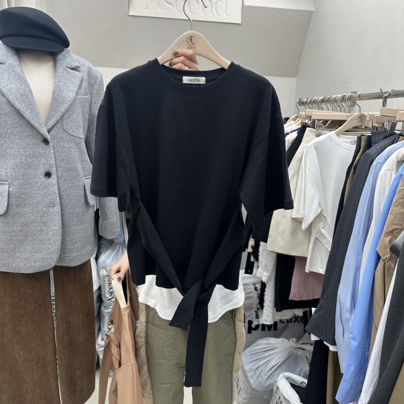 ASCEND東大門直郵女士新品人氣休閑時尚真品推薦熱賣職業T恤ASCENDT恤圖色3