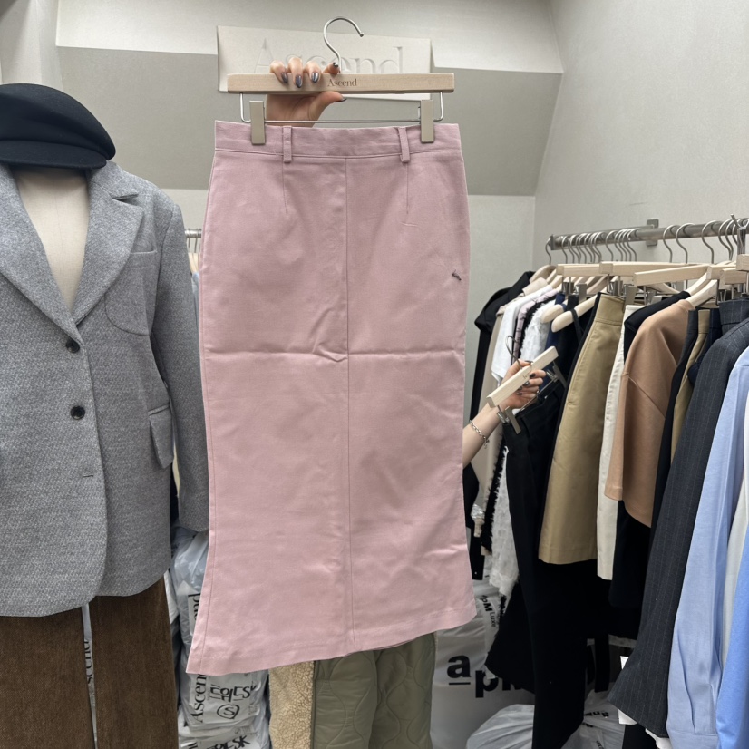 ASCEND韓國代購女裝新款時尚25春夏推薦熱賣休閑真品人氣長裙ASCEND長裙
