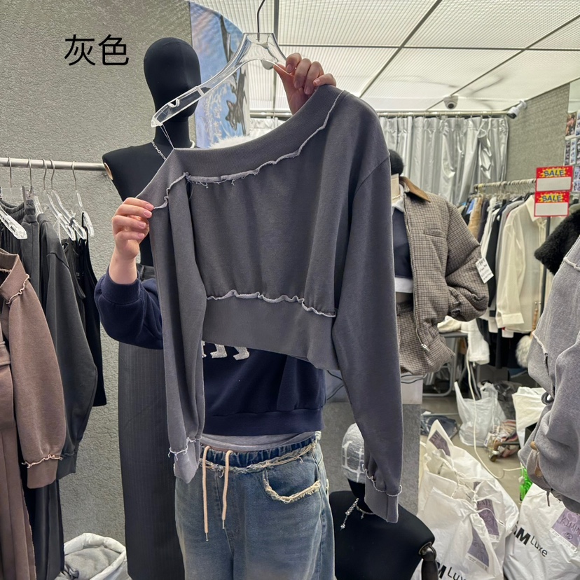 EXIT東大門代購女裝新品25春夏熱賣人氣真品休閑推薦時尚衛衣EXIT衛衣