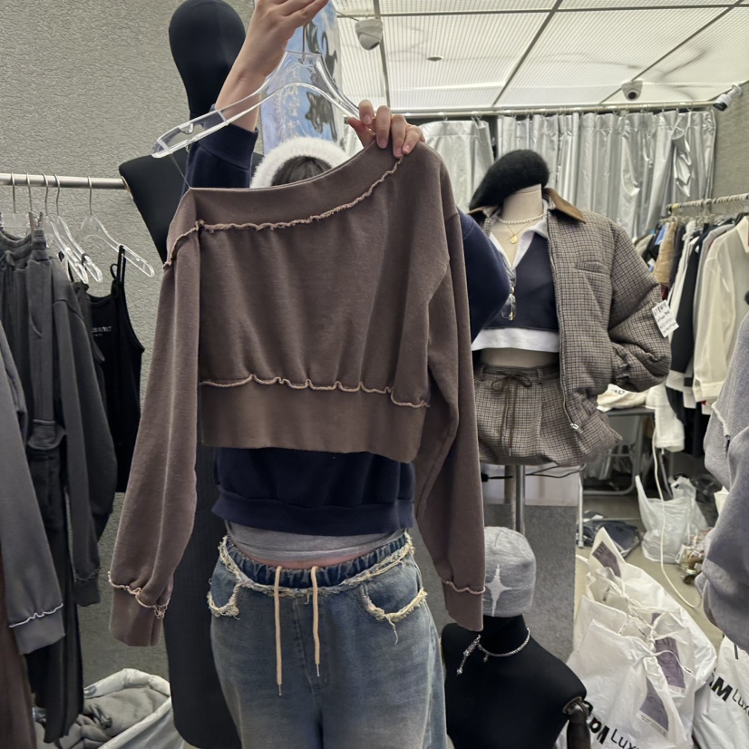 EXIT東大門代購女裝新品25春夏熱賣人氣真品休閑推薦時尚衛衣EXIT衛衣圖色2