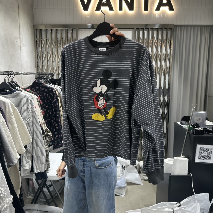 VANTA韓國直郵女裝新款人氣25春夏熱賣職業時尚真品長袖T恤VANTA長袖T恤圖色2