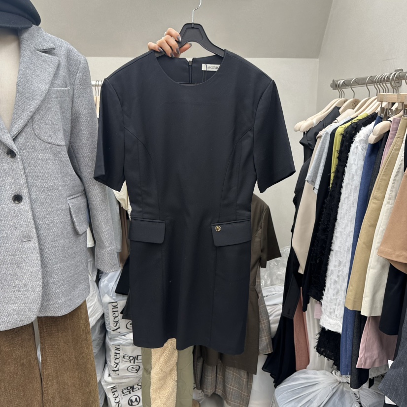 ASCEND韓國代購女裝新品時尚熱賣推薦真品25春夏人氣連衣裙ASCEND連衣裙圖色2
