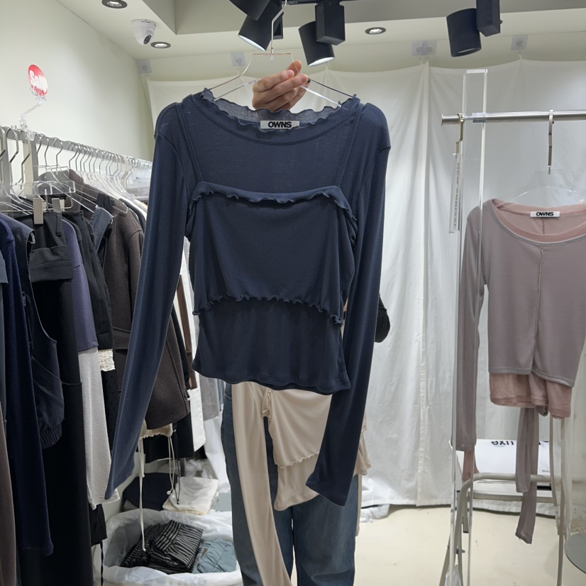 OWNS韓國直郵女裝新款25春夏時尚推薦真品熱賣休閑套裝兩件套OWNS套裝圖色2
