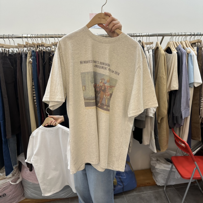 DELIGHT-L韓國直郵東大門實拍女裝新品人氣熱賣真品休閑T恤DELIGHT-LT恤圖色2