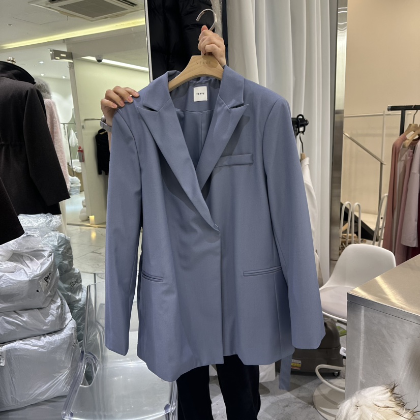 VERVE直郵韓國代購女裝新款熱賣25春夏休閑人氣時尚職業夾克VERVE夾克圖色2
