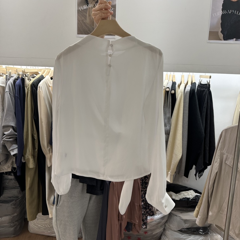 FLIPAR韓國直郵女裝新品時尚熱賣25春季休閑職業襯衫蕾絲衫FLIPAR襯衫/蕾絲衫
