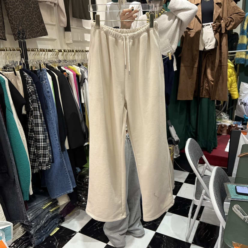 3COLOR直郵韓國代購女裝新款25春夏休閑褲Three color休閑褲圖色2