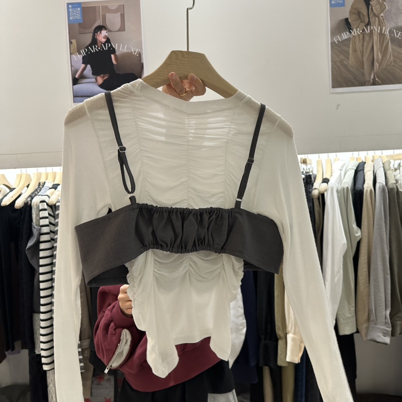 FLIPAR韓國直郵東大門實拍女裝新品熱賣推薦休閑時尚吊帶背心FLIPAR吊帶/背心