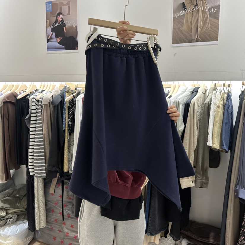 FLIPAR直郵韓國代購女裝新品25春夏職業時尚長裙不含腰帶鏤空FLIPAR長裙
