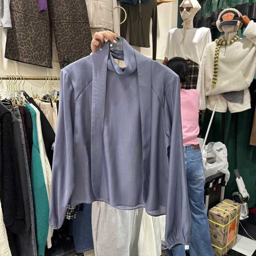 3COLOR韓國直郵東大門代購女裝新品人氣襯衫蕾絲衫Three color襯衫/蕾絲衫圖色2