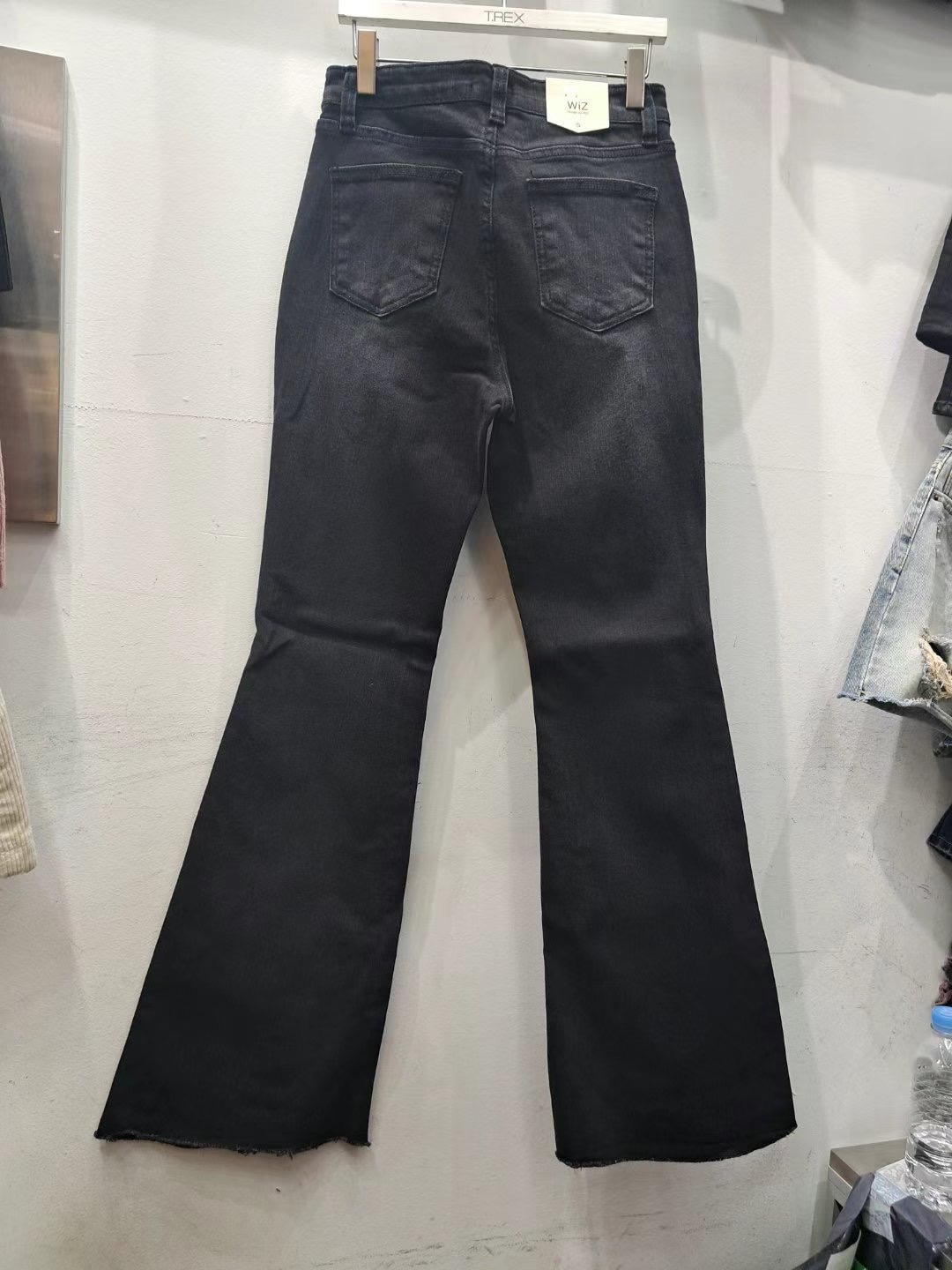 WIZ2直郵韓國代購女裝新品25春季職業推薦時尚人氣真品牛仔褲WIZ2牛仔褲