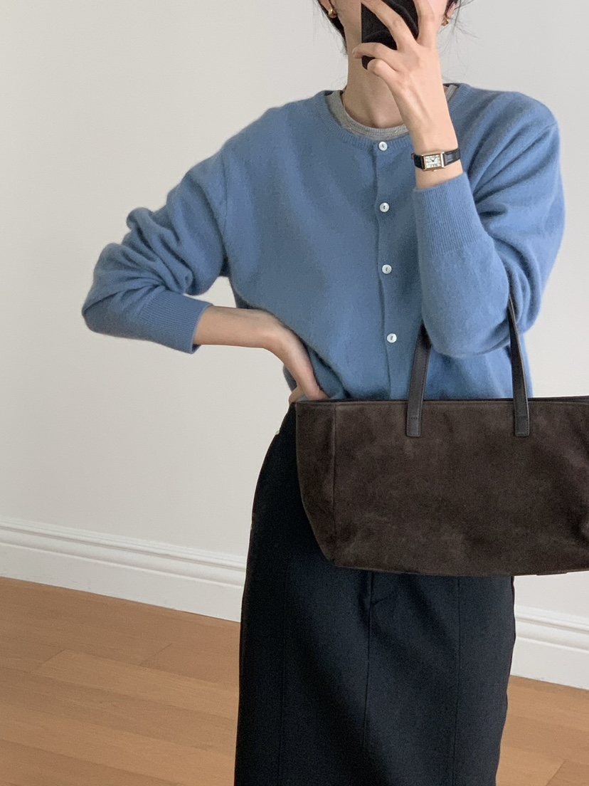 SORBET韓國直郵東大門實拍女裝新品休閑熱賣人氣針織衫開衫SORBET/flat white針織衫