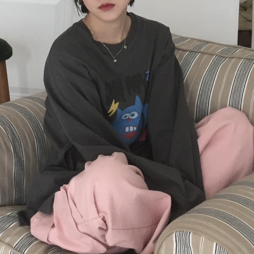ARCHIVE-P韓國直郵東大門代購女裝新款時尚25春季休閑長袖T恤ARCHIVE-P長袖T恤