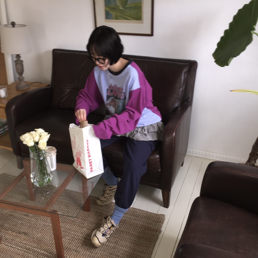 ARCHIVE-P韓國直郵女裝新款休閑25春季時尚人氣25春夏長袖T恤ARCHIVE-P長袖T恤