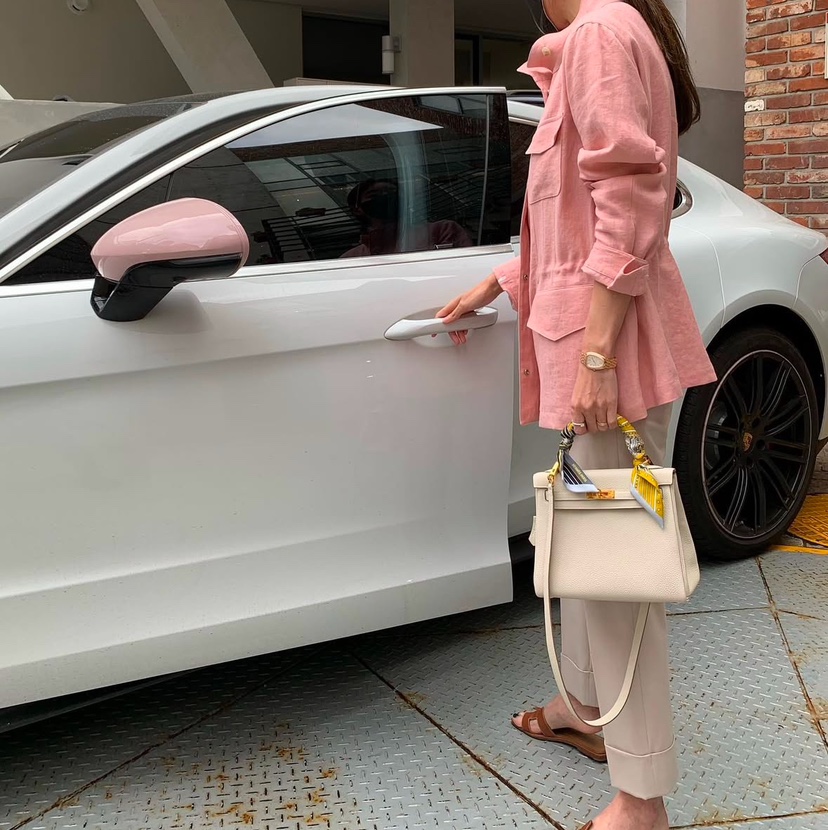 AWESOME-L韓國直郵東大門代購女裝新品25春季人氣夾克亞麻AWESOME-L夾克