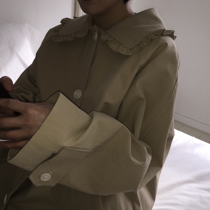 ARCHIVE-P韓國直郵東大門實拍女裝新款人氣推薦中長款大衣ARCHIVE-P中長款大衣