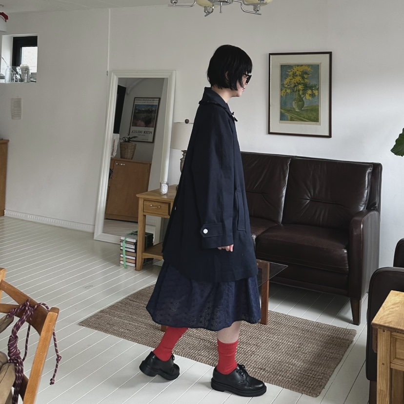 ARCHIVE-P韓國直郵東大門實拍女裝新款人氣推薦中長款大衣ARCHIVE-P中長款大衣