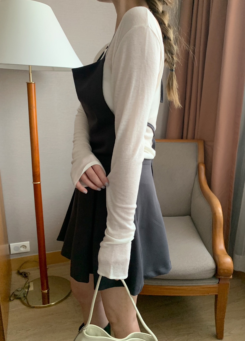 MELLOUNGE-멜라운지-T東大門實拍女士新款25春夏人氣連衣裙MELLOUNGE-T連衣裙
