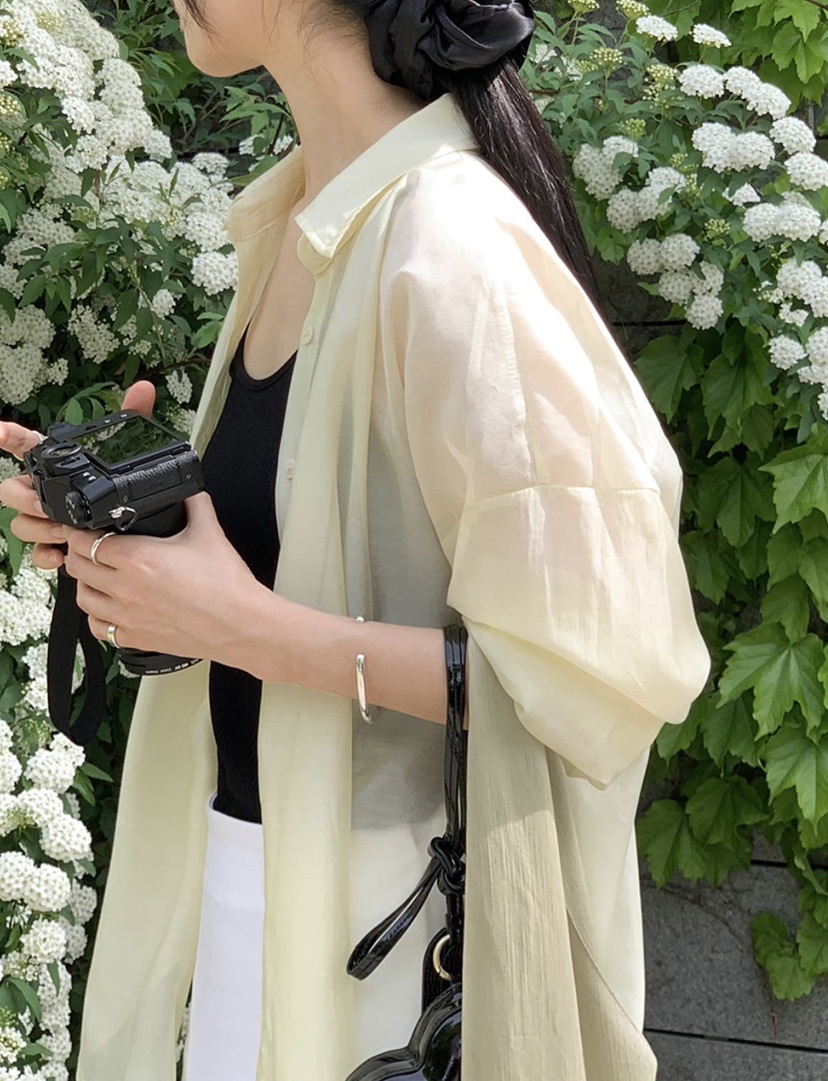 ROUGH東大門直郵女裝新品熱賣推薦25春夏人氣休閑襯衫蕾絲衫ROUGH襯衫/蕾絲衫