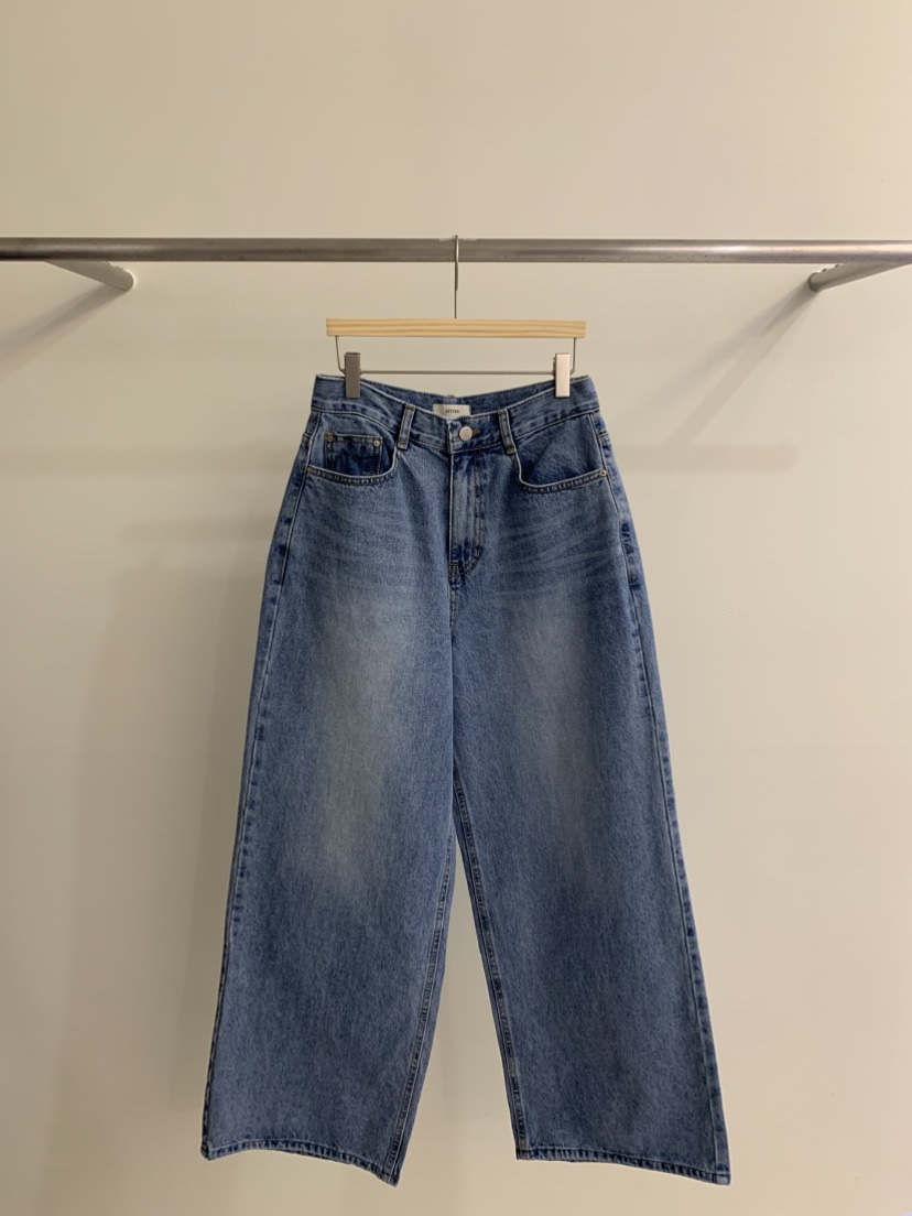 ZITTEN韓國代購女裝新品人氣職業25春夏休閑真品時尚牛仔褲ZITTEN牛仔褲