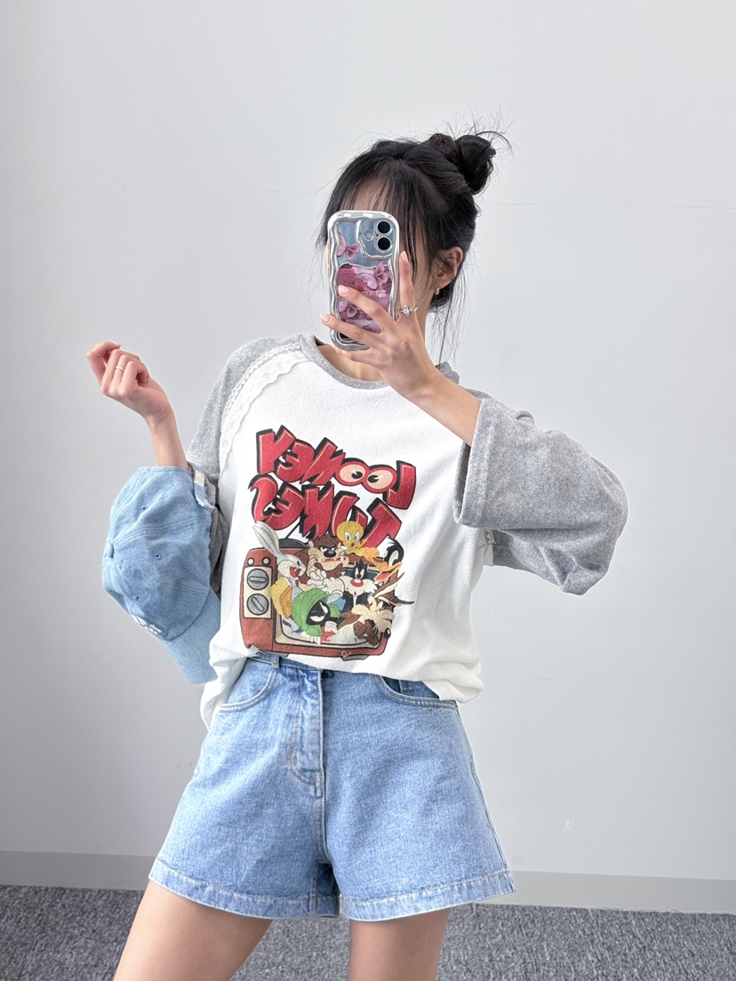 LOVABLE東大門實拍女裝新款真品人氣推薦休閑熱賣職業長袖T恤LOVABLE長袖T恤