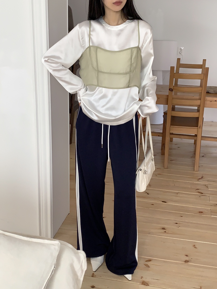 ZITTEN韓國代購女士新款真品休閑25春夏時尚推薦襯衫蕾絲衫ZITTEN襯衫/蕾絲衫