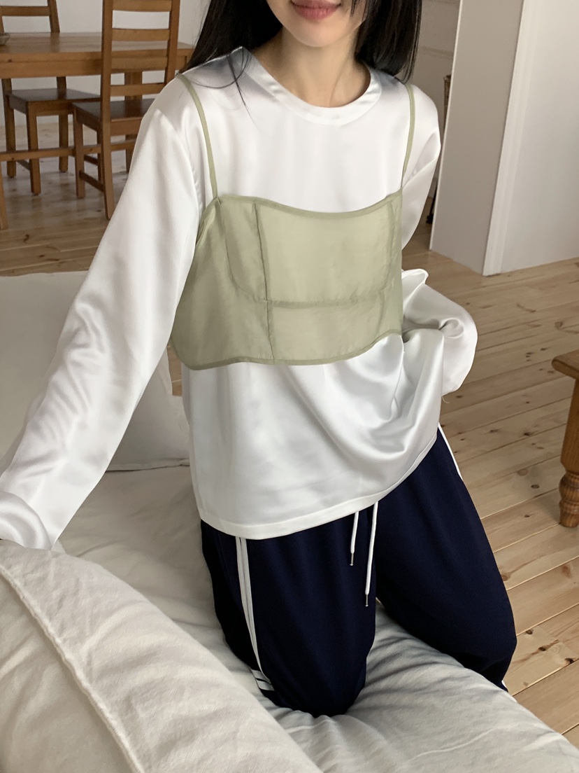 ZITTEN韓國代購女士新款真品休閑25春夏時尚推薦襯衫蕾絲衫ZITTEN襯衫/蕾絲衫