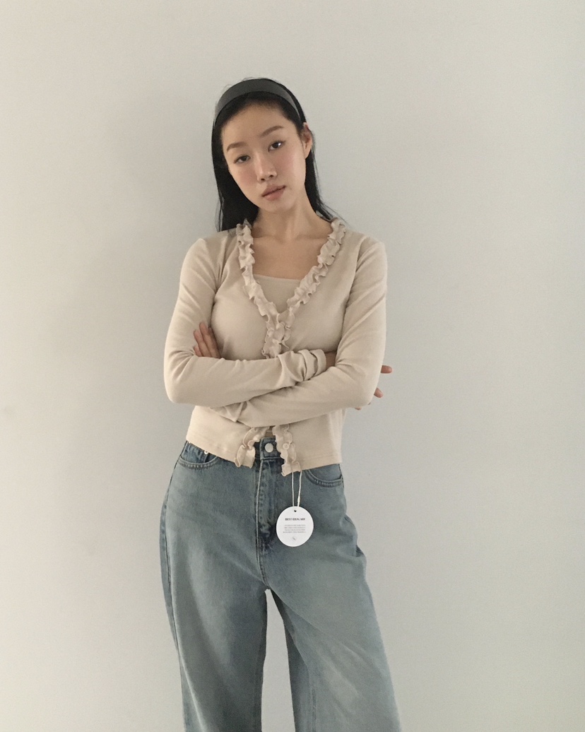 LOVE MOMENT韓國代購女士新款時尚人氣休閑25春夏套裝開衫VEGETABLE套裝