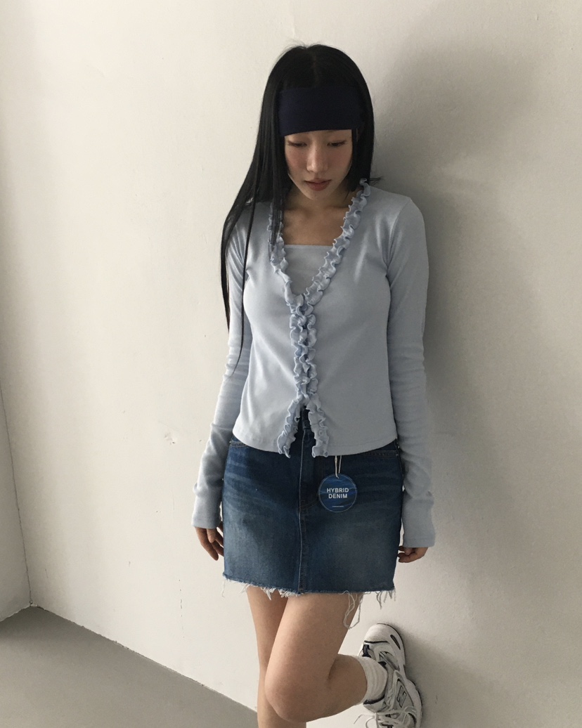 LOVE MOMENT韓國代購女士新款時尚人氣休閑25春夏套裝開衫VEGETABLE套裝