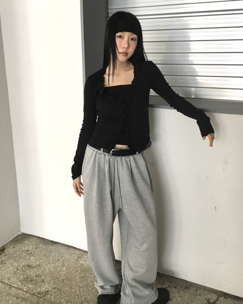 LOVE MOMENT韓國代購女士新款時尚人氣休閑25春夏套裝開衫VEGETABLE套裝