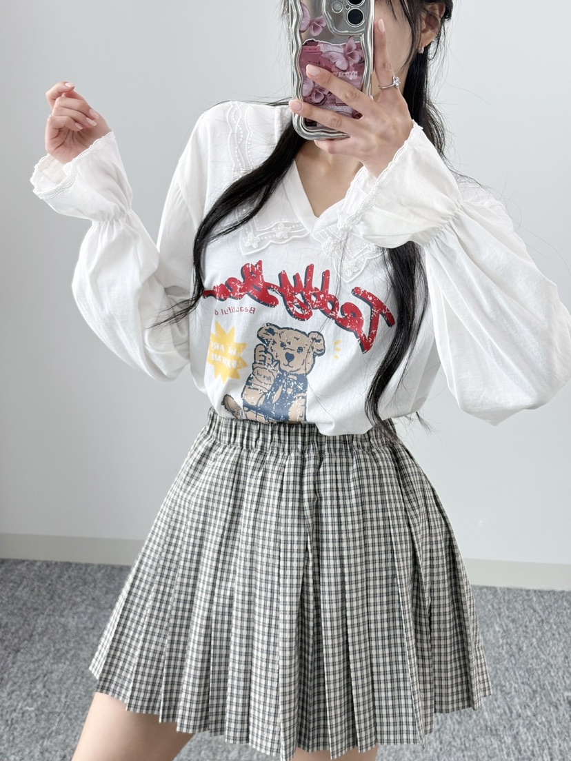LOVABLE東大門代購女士新品職業休閑熱賣推薦時尚真品長袖T恤LOVABLE長袖T恤