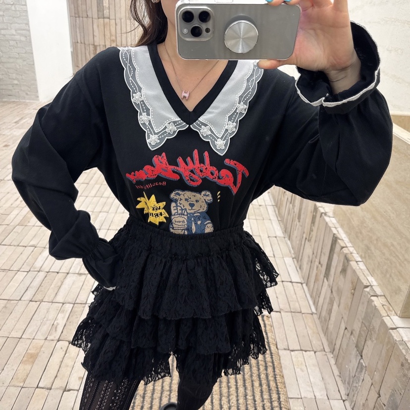 LOVABLE東大門代購女士新品職業休閑熱賣推薦時尚真品長袖T恤LOVABLE長袖T恤