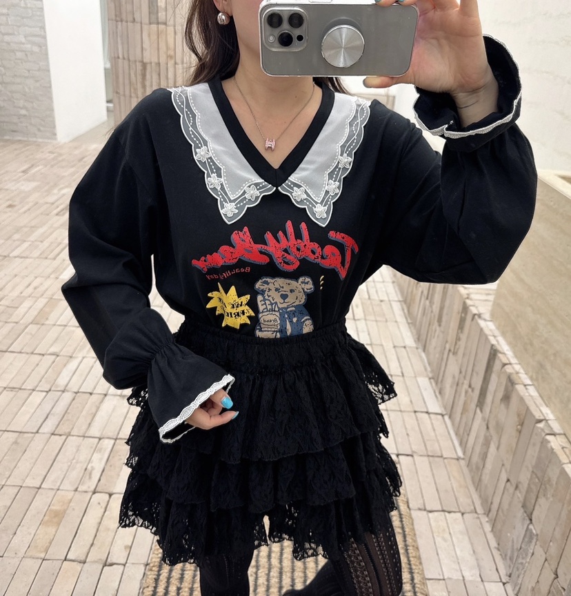 LOVABLE東大門代購女士新品職業休閑熱賣推薦時尚真品長袖T恤LOVABLE長袖T恤