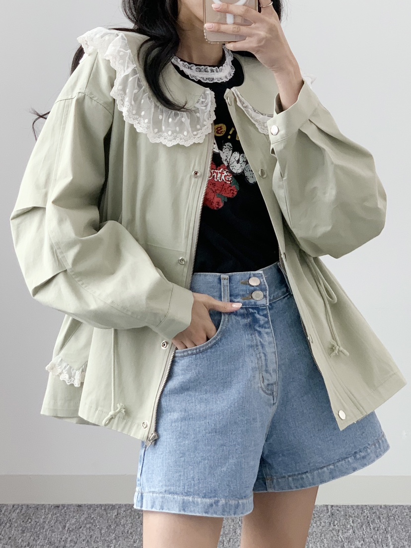 LOVABLE東大門實拍女裝新品熱賣真品25春夏推薦人氣休閑夾克LOVABLE夾克