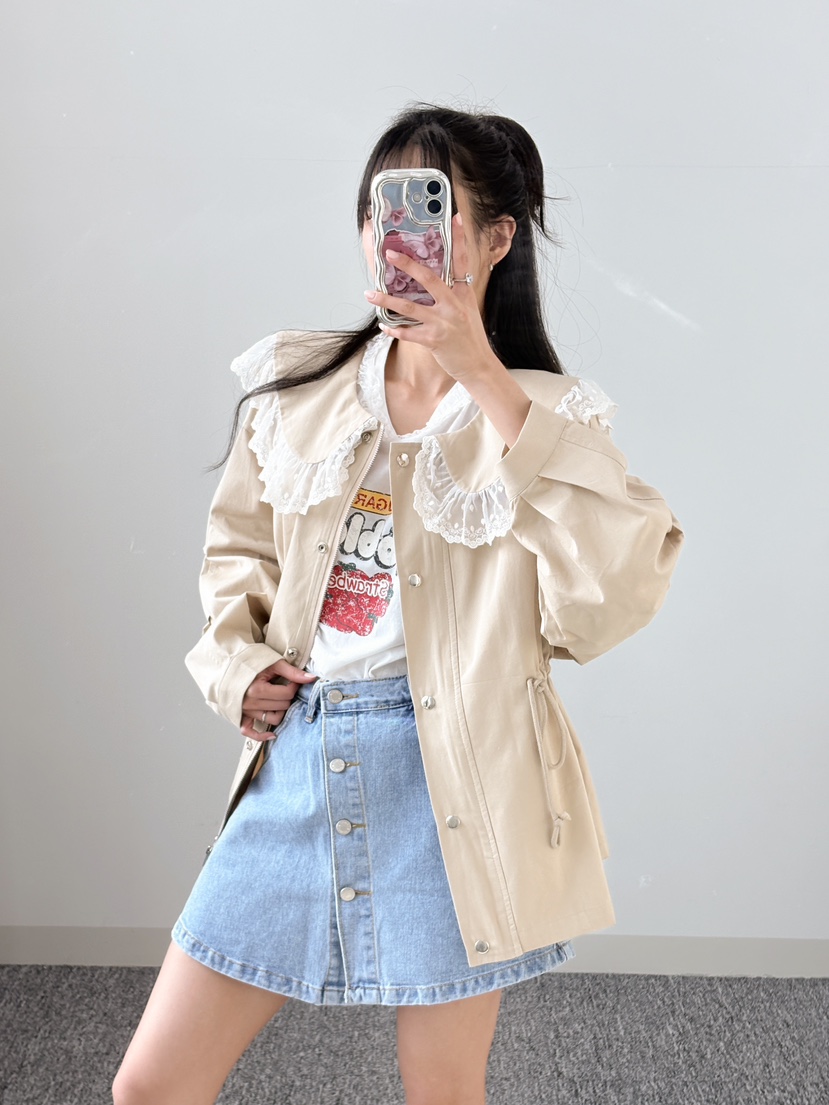 LOVABLE東大門實拍女裝新品熱賣真品25春夏推薦人氣休閑夾克LOVABLE夾克