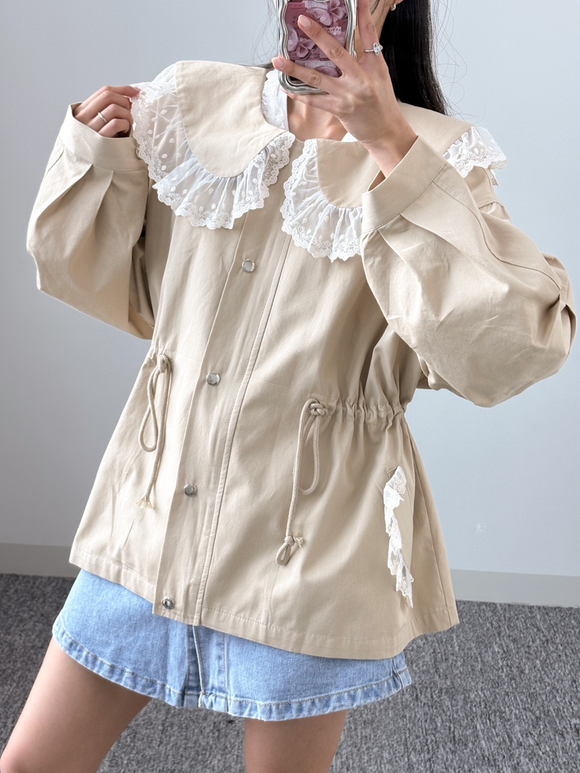 LOVABLE東大門實拍女裝新品熱賣真品25春夏推薦人氣休閑夾克LOVABLE夾克
