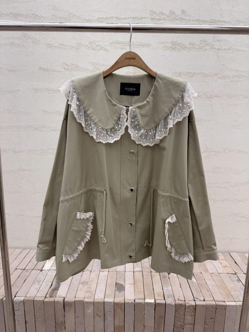 LOVABLE東大門實拍女裝新品熱賣真品25春夏推薦人氣休閑夾克LOVABLE夾克圖色1