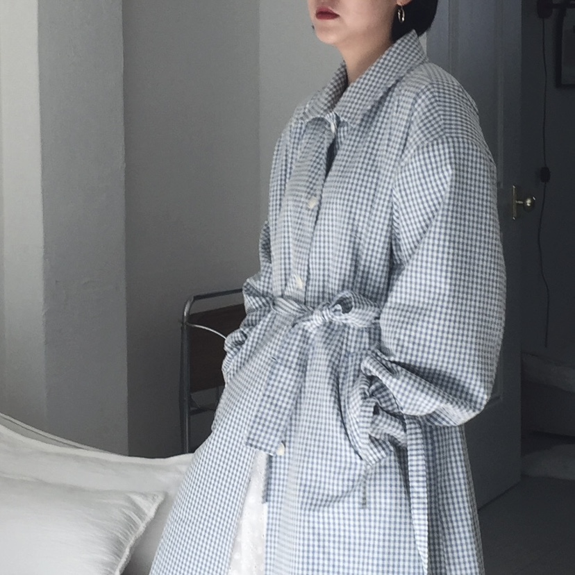 ARCHIVE-P東大門實拍女士新品25春夏熱賣人氣真品中長款大衣ARCHIVE-P中長款大衣