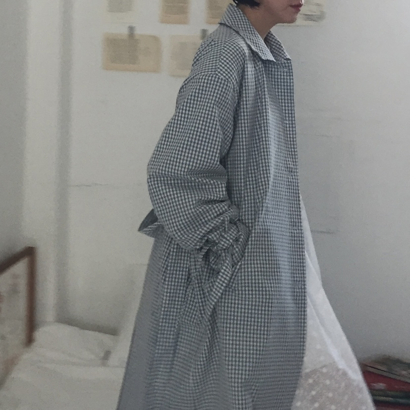 ARCHIVE-P東大門實拍女士新品25春夏熱賣人氣真品中長款大衣ARCHIVE-P中長款大衣