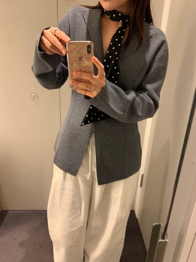LETAILOR東大門代購女裝新品職業真品熱賣25春夏休閑圍巾披肩LETAILOR圍巾/披肩