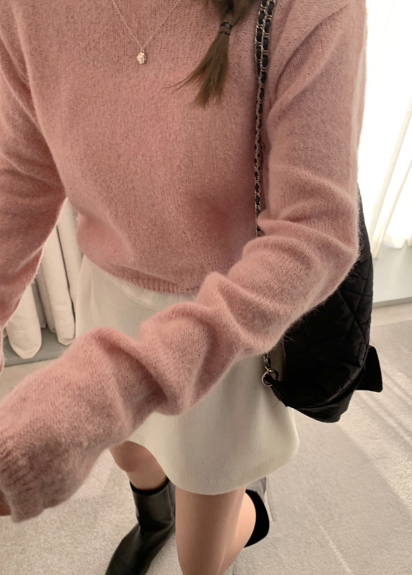 MELLOUNGE-멜라운지-T東大門實拍女裝新款真品人氣針織衫MELLOUNGE-T針織衫