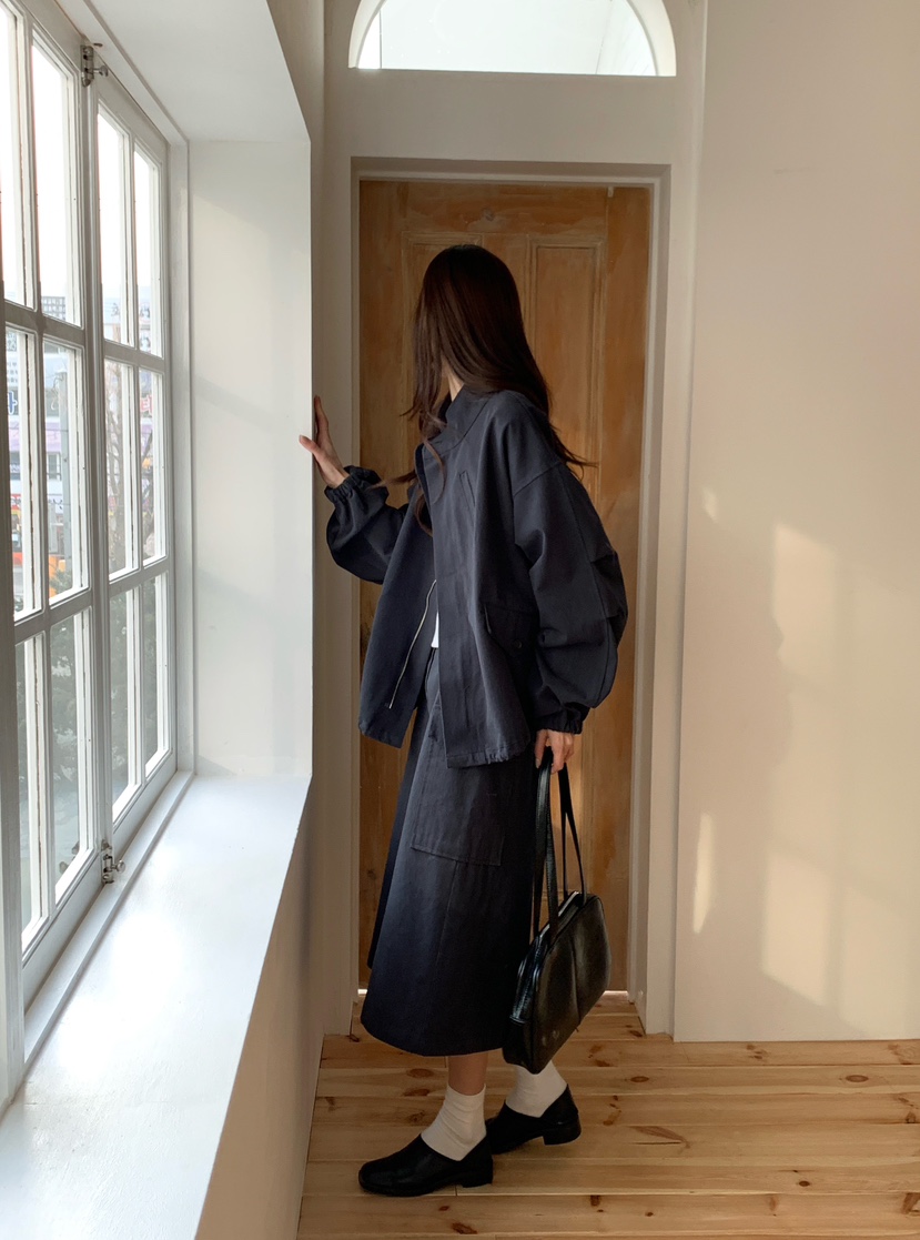 BOUND.A韓國直郵女裝新品真品熱賣25春夏休閑半身裙中短裙BOUND.A半身裙/中短裙
