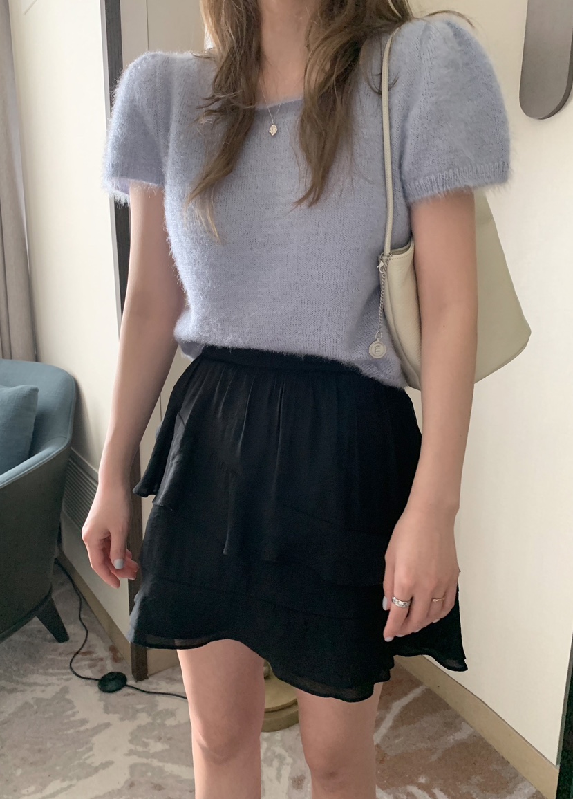 MELLOUNGE-멜라운지-T東大門代購女裝新款25春夏職業短裙MELLOUNGE-T短裙